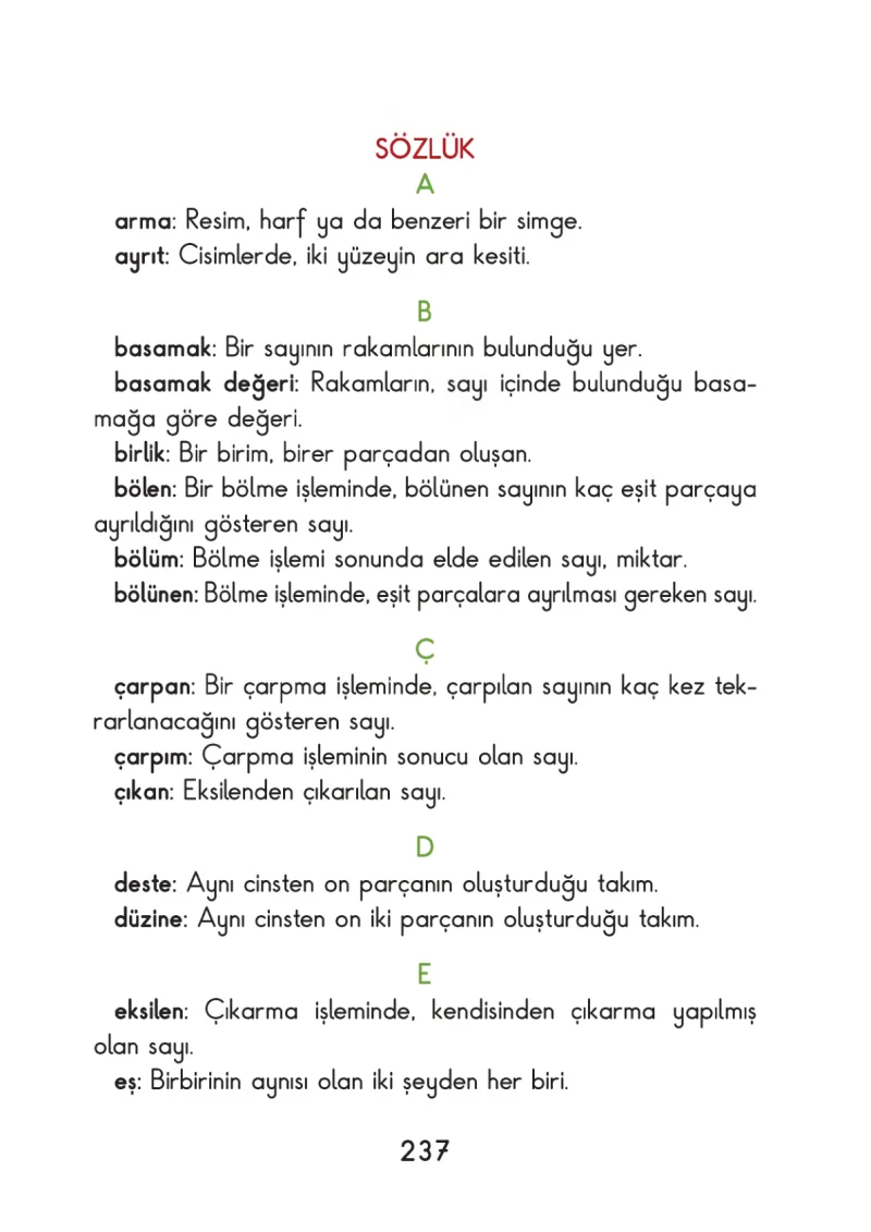 2. Sınıf Matematik Ders Kitabı Cevapları Pasifik Yayınları Sayfa 237