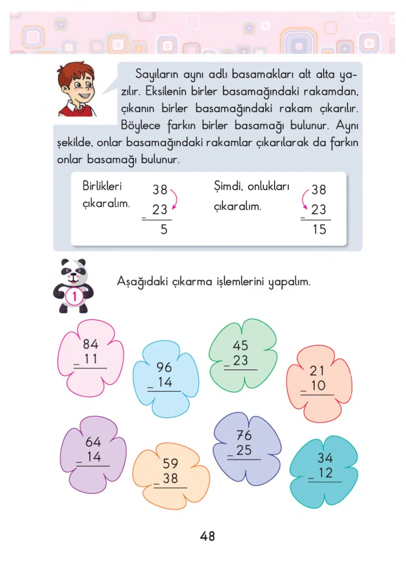 2. Sınıf Matematik Ders Kitabı Cevapları Pasifik Yayınları Sayfa 48