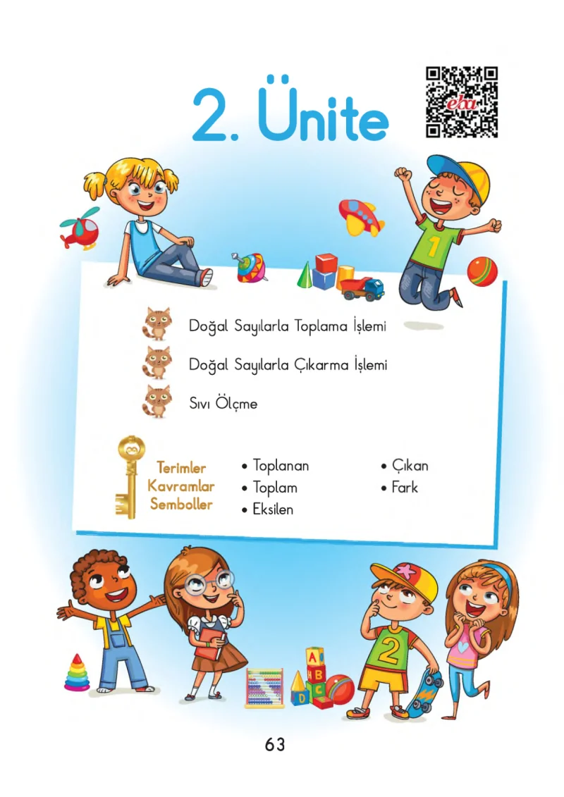 2. Sınıf Matematik Ders Kitabı Cevapları Pasifik Yayınları Sayfa 63