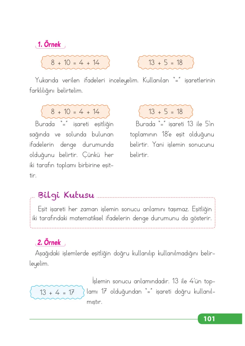 2. Sınıf Matematik Ders Kitabı Cevapları Tekno Artı Yayınları Sayfa 101