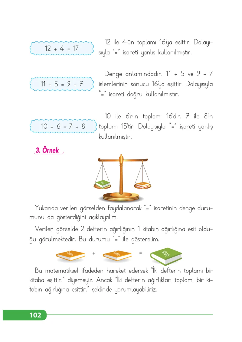 2. Sınıf Matematik Ders Kitabı Cevapları Tekno Artı Yayınları Sayfa 102