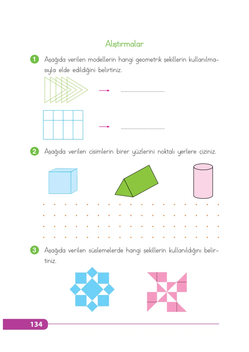2. Sınıf Matematik Ders Kitabı Cevapları Tekno Artı Yayınları Sayfa 134