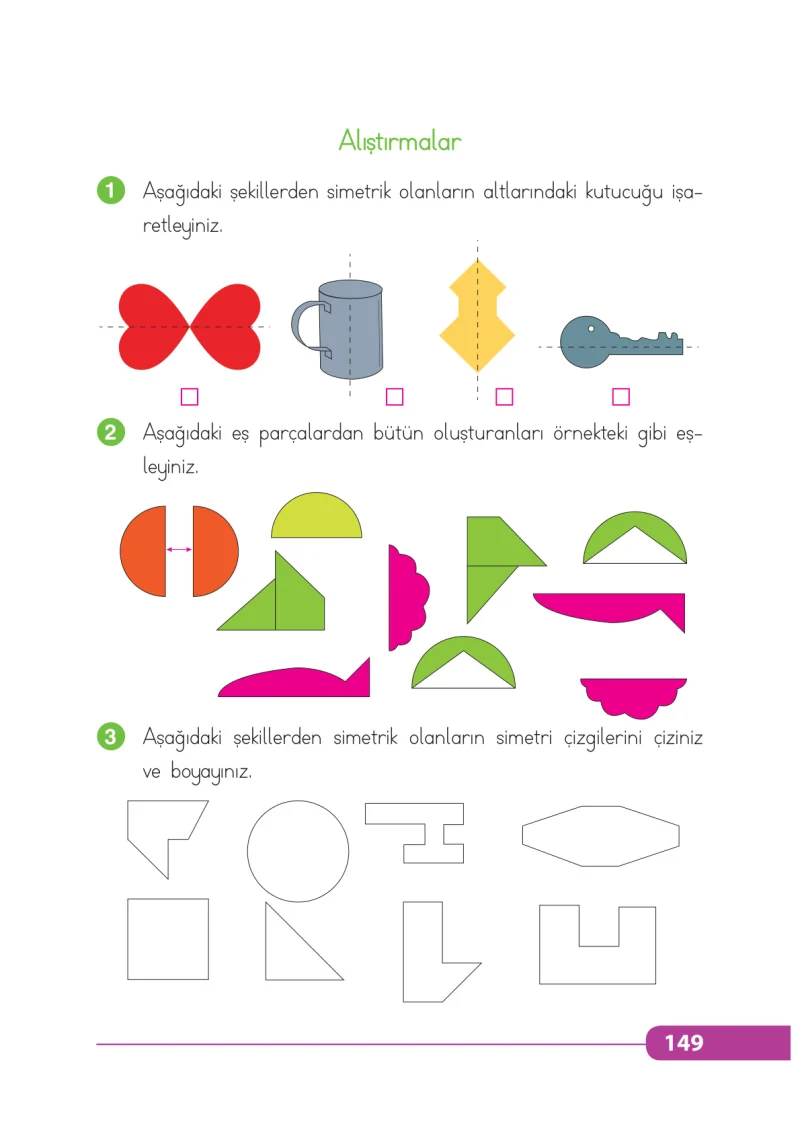 2. Sınıf Matematik Ders Kitabı Cevapları Tekno Artı Yayınları Sayfa 149