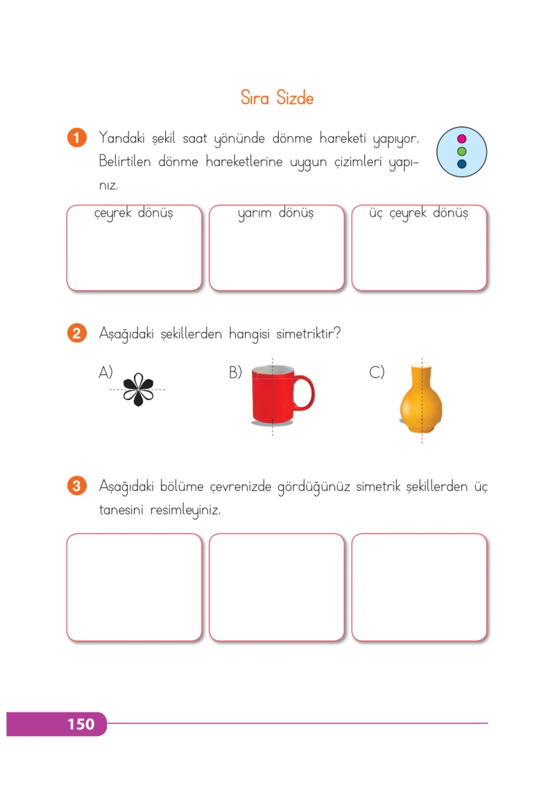 2. Sınıf Matematik Ders Kitabı Cevapları Tekno Artı Yayınları Sayfa 150