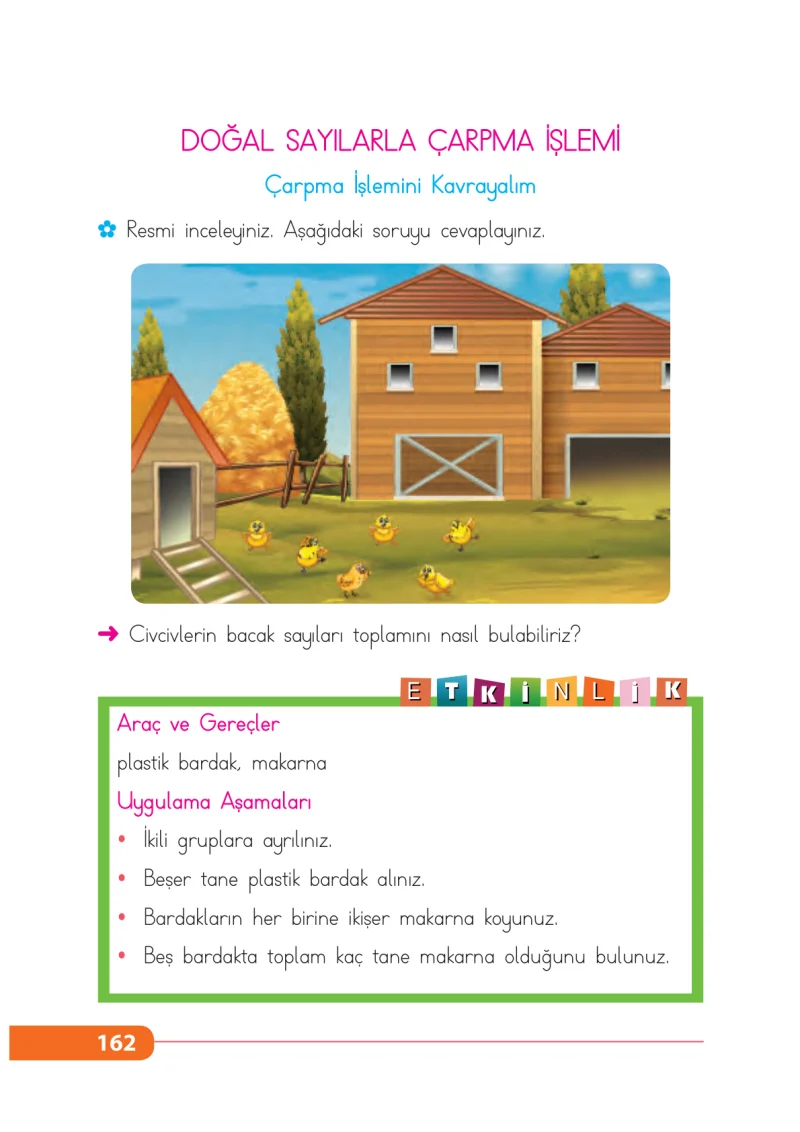 2. Sınıf Matematik Ders Kitabı Cevapları Tekno Artı Yayınları Sayfa 162