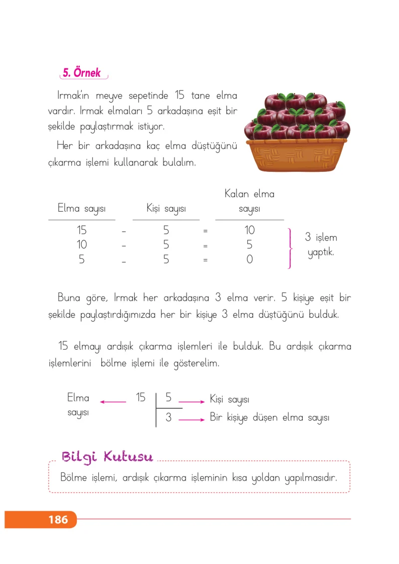 2. Sınıf Matematik Ders Kitabı Cevapları Tekno Artı Yayınları Sayfa 186