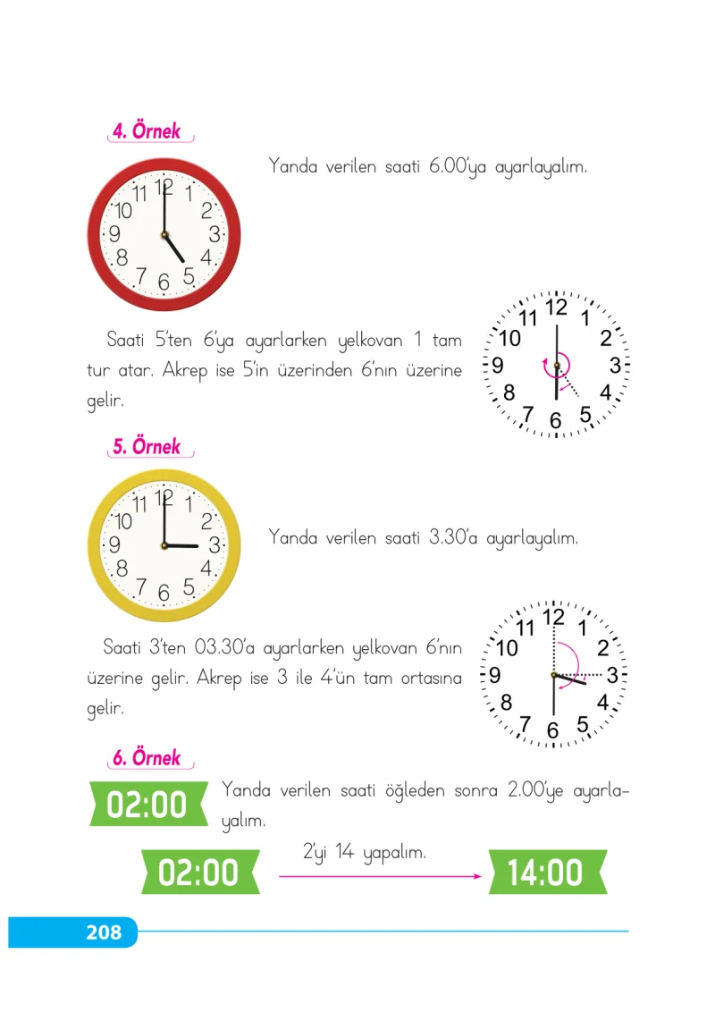 2. Sınıf Matematik Ders Kitabı Cevapları Tekno Artı Yayınları Sayfa 208