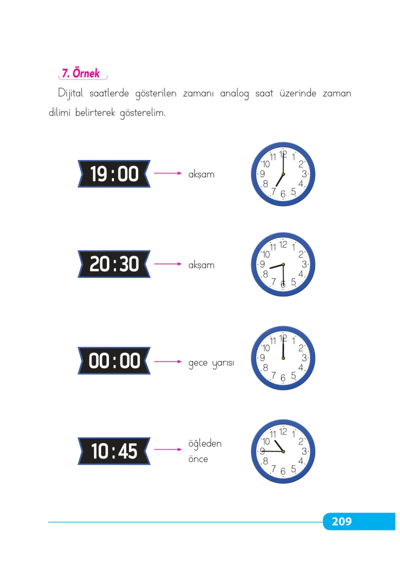 2. Sınıf Matematik Ders Kitabı Cevapları Tekno Artı Yayınları Sayfa 209