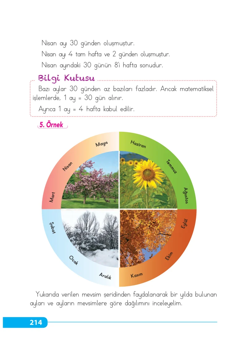 2. Sınıf Matematik Ders Kitabı Cevapları Tekno Artı Yayınları Sayfa 214