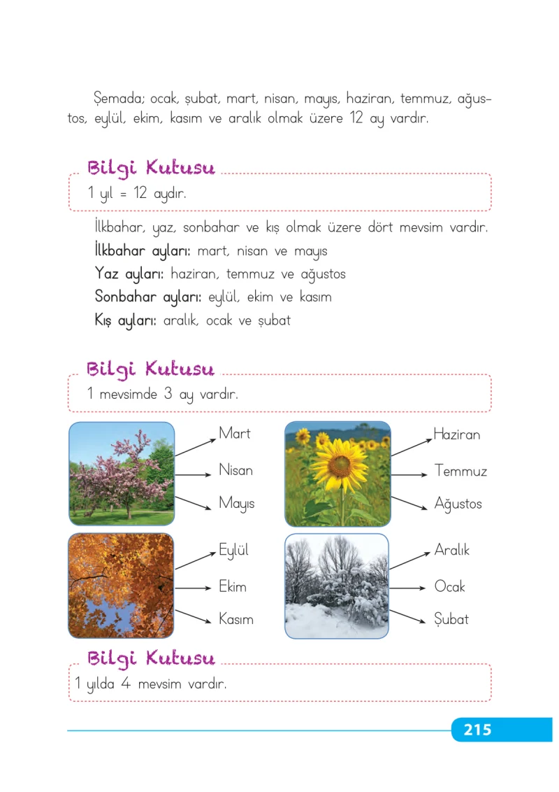 2. Sınıf Matematik Ders Kitabı Cevapları Tekno Artı Yayınları Sayfa 215