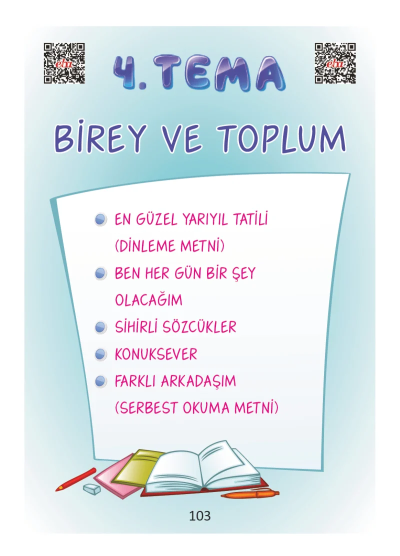 2. Sınıf Türkçe Ders Kitabı Cevapları Ada Matbaacılık Yayıncılık Sayfa 103