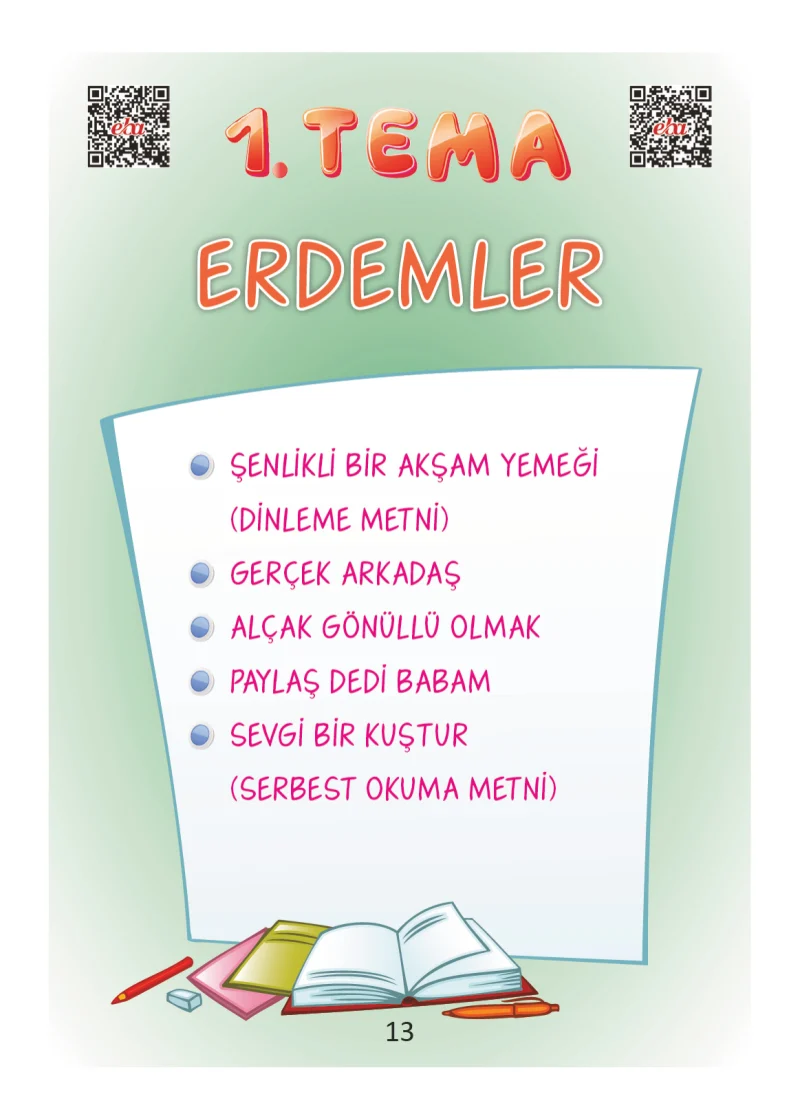 2. Sınıf Türkçe Ders Kitabı Cevapları Ada Matbaacılık Yayıncılık Sayfa 13
