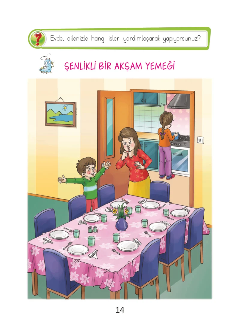 2. Sınıf Türkçe Ders Kitabı Cevapları Ada Matbaacılık Yayıncılık Sayfa 14