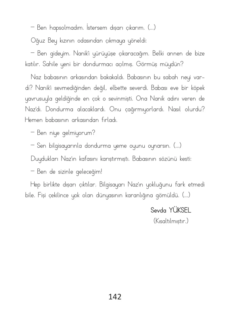2. Sınıf Türkçe Ders Kitabı Cevapları Ada Matbaacılık Yayıncılık Sayfa 142