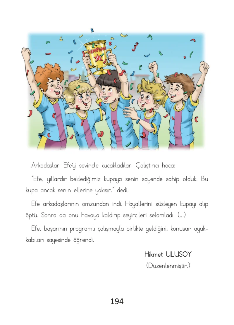 2. Sınıf Türkçe Ders Kitabı Cevapları Ada Matbaacılık Yayıncılık Sayfa 194