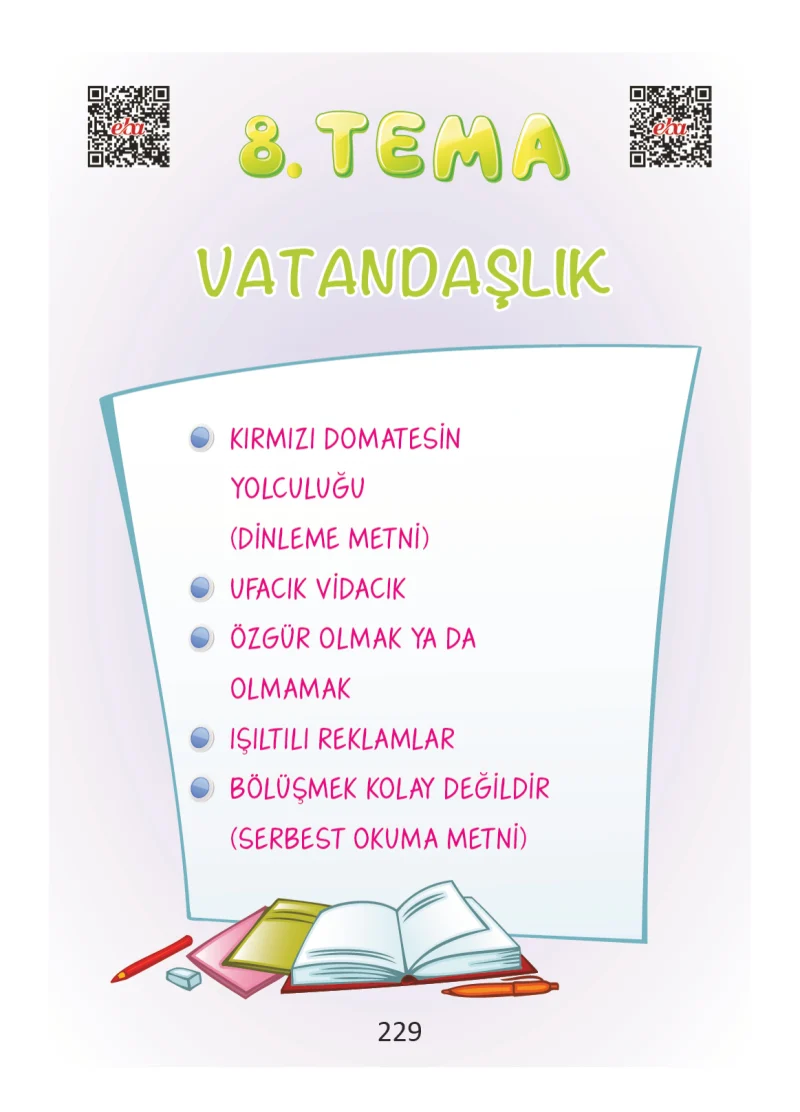 2. Sınıf Türkçe Ders Kitabı Cevapları Ada Matbaacılık Yayıncılık Sayfa 229