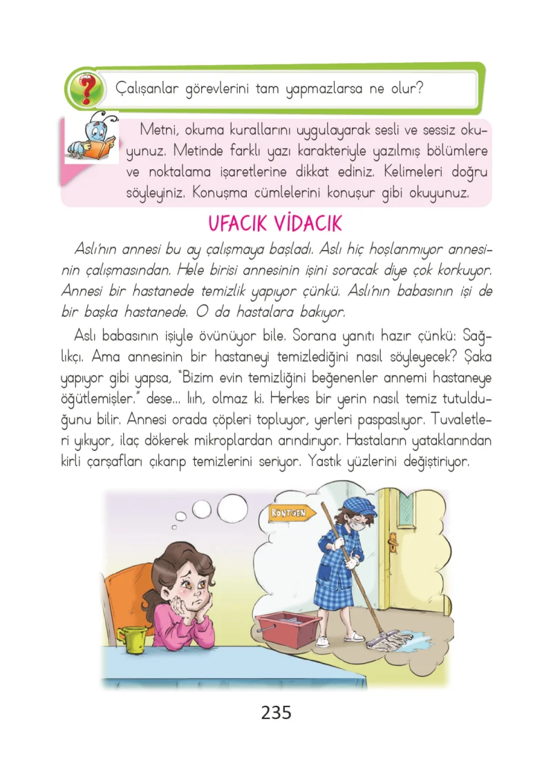 2. Sınıf Türkçe Ders Kitabı Cevapları Ada Matbaacılık Yayıncılık Sayfa 235