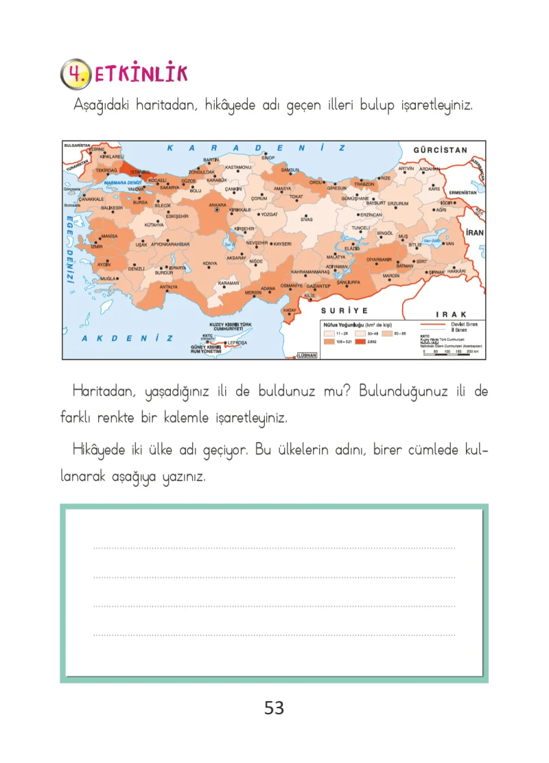 2. Sınıf Türkçe Ders Kitabı Cevapları Ada Matbaacılık Yayıncılık Sayfa 53