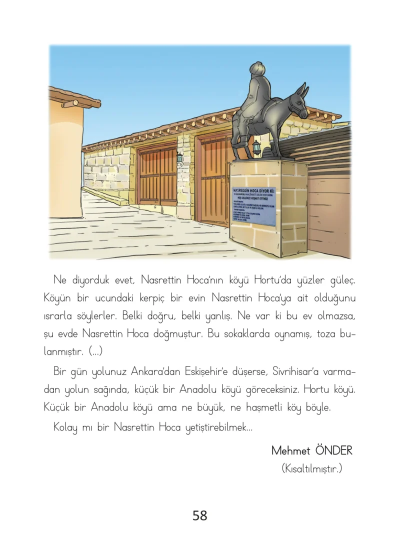 2. Sınıf Türkçe Ders Kitabı Cevapları Ada Matbaacılık Yayıncılık Sayfa 58