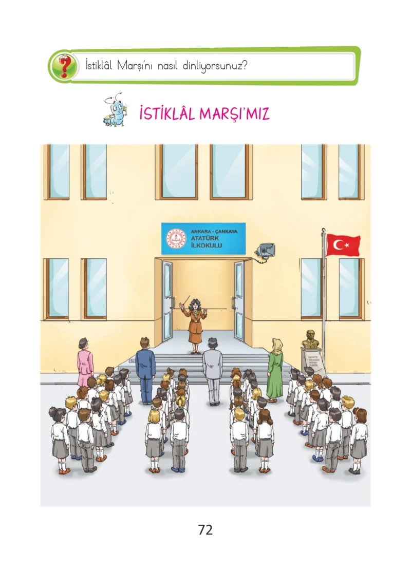 2. Sınıf Türkçe Ders Kitabı Cevapları Ada Matbaacılık Yayıncılık Sayfa 72