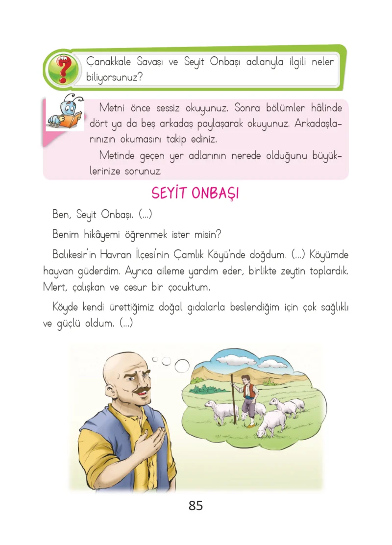 2. Sınıf Türkçe Ders Kitabı Cevapları Ada Matbaacılık Yayıncılık Sayfa 85