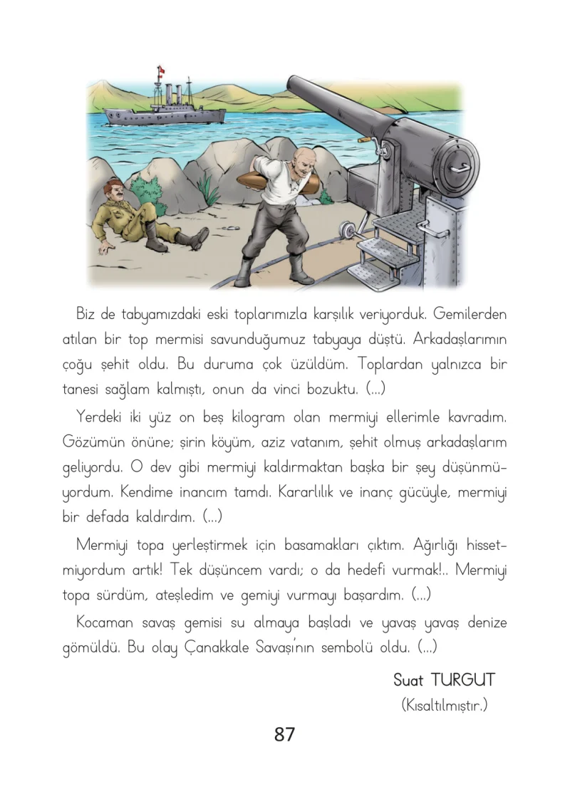 2. Sınıf Türkçe Ders Kitabı Cevapları Ada Matbaacılık Yayıncılık Sayfa 87