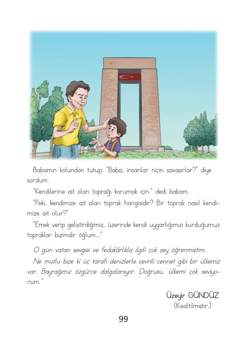 2. Sınıf Türkçe Ders Kitabı Cevapları Ada Matbaacılık Yayıncılık Sayfa 99