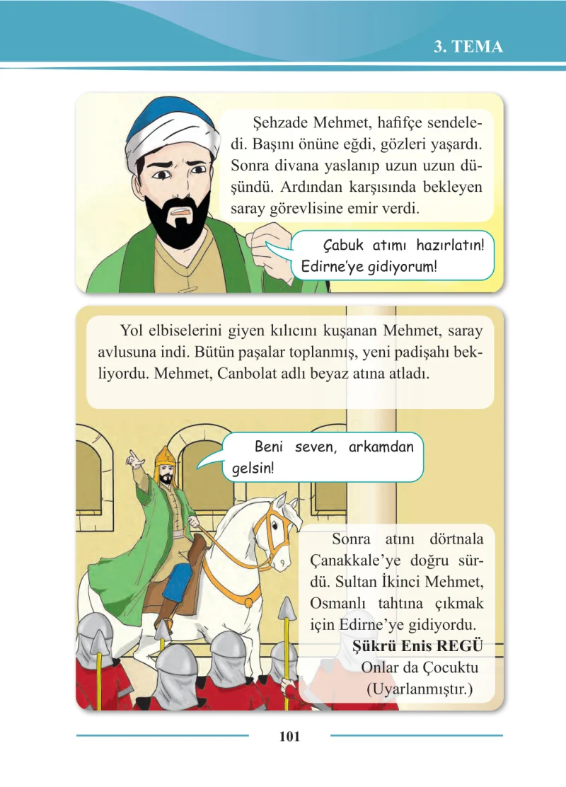 2. Sınıf Türkçe Ders Kitabı Cevapları Bilim ve Kültür Yayınları Sayfa 101