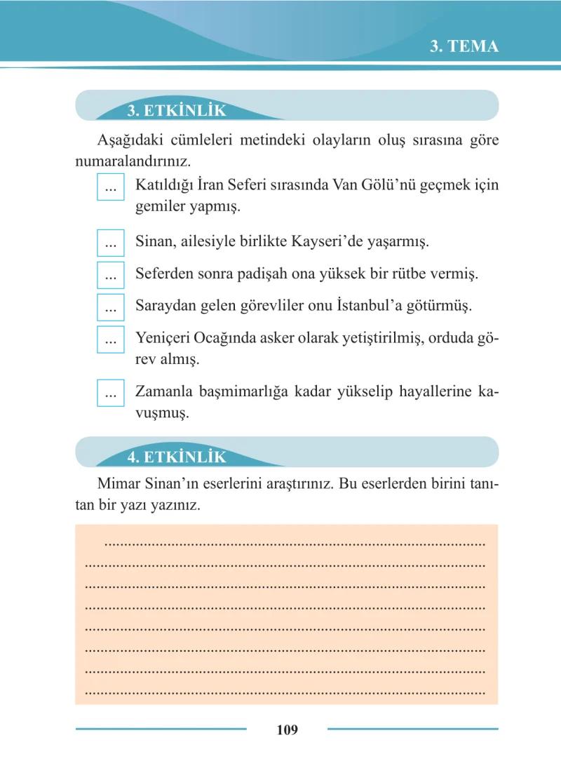 2. Sınıf Türkçe Ders Kitabı Cevapları Bilim ve Kültür Yayınları Sayfa 109