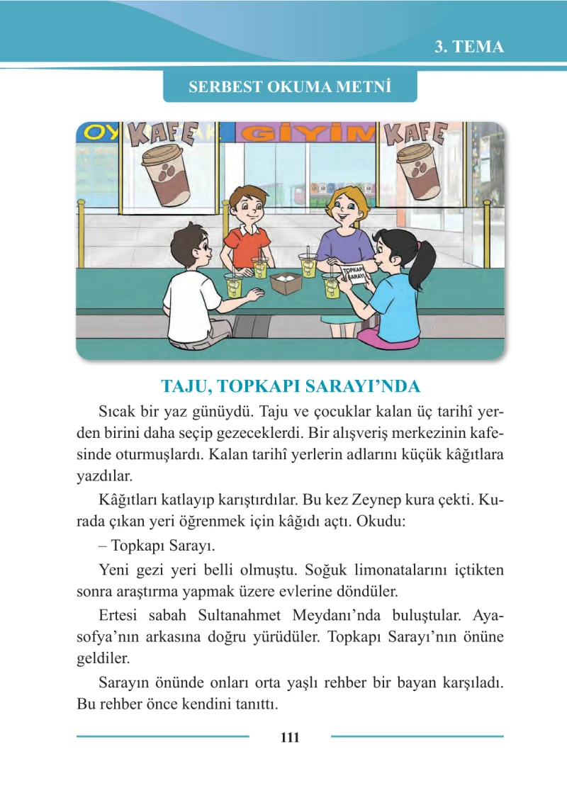 2. Sınıf Türkçe Ders Kitabı Cevapları Bilim ve Kültür Yayınları Sayfa 111