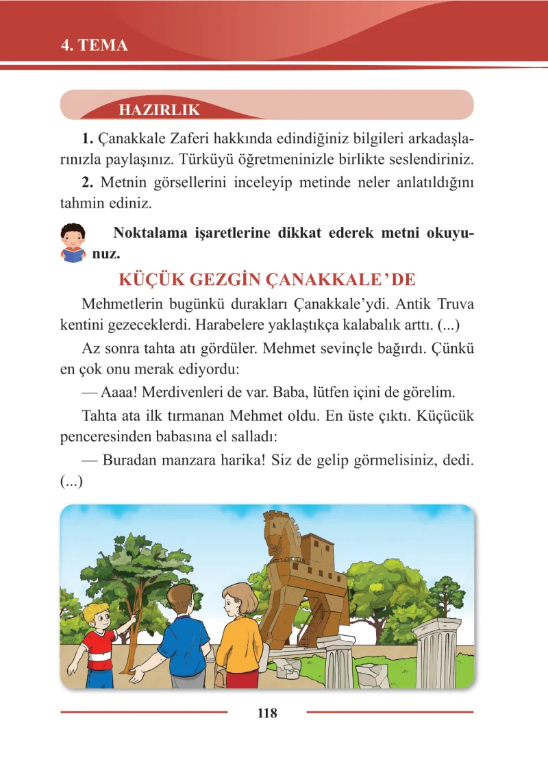 2. Sınıf Türkçe Ders Kitabı Cevapları Bilim ve Kültür Yayınları Sayfa 118