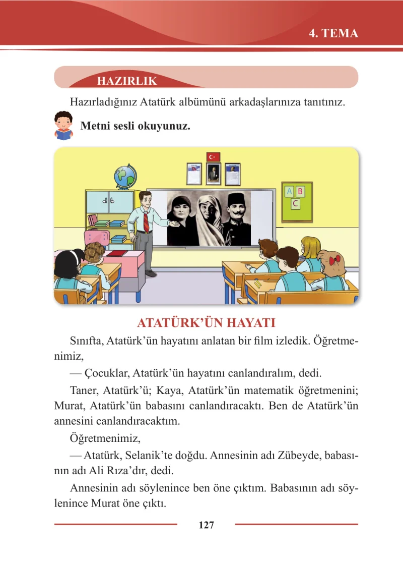 2. Sınıf Türkçe Ders Kitabı Cevapları Bilim ve Kültür Yayınları Sayfa 127