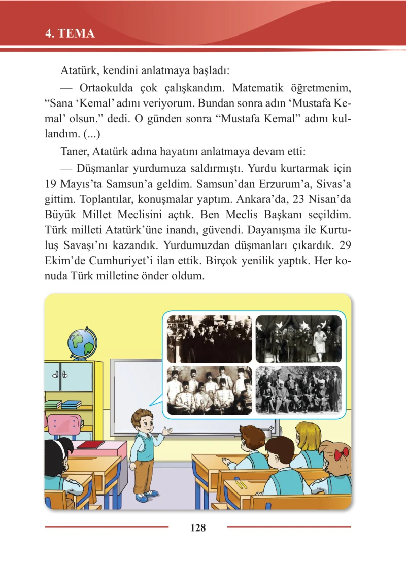 2. Sınıf Türkçe Ders Kitabı Cevapları Bilim ve Kültür Yayınları Sayfa 128