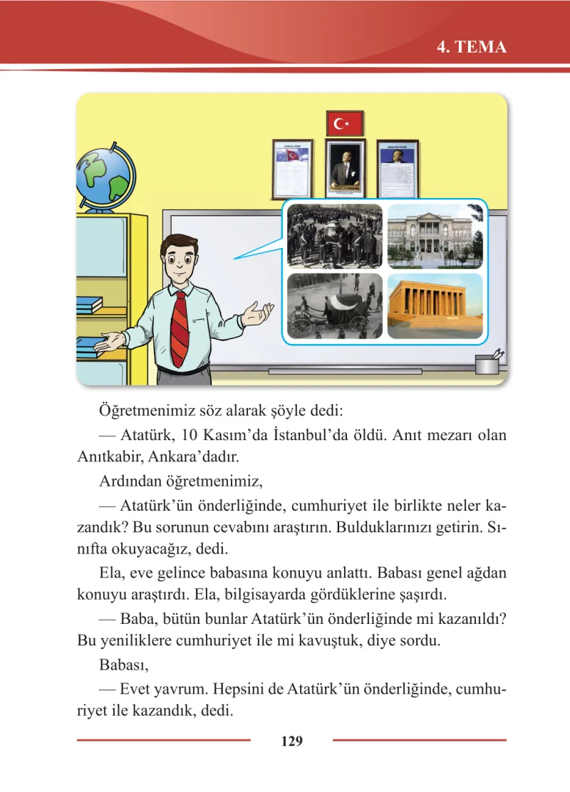 2. Sınıf Türkçe Ders Kitabı Cevapları Bilim ve Kültür Yayınları Sayfa 129