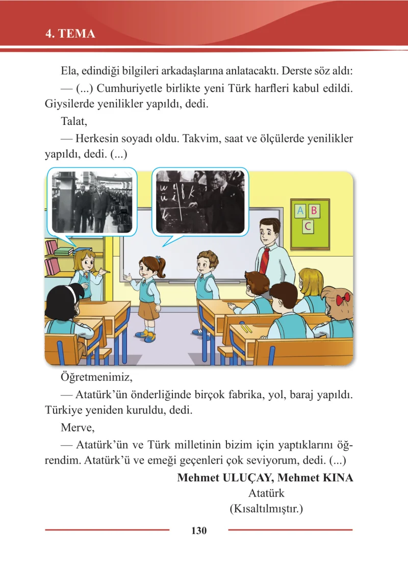 2. Sınıf Türkçe Ders Kitabı Cevapları Bilim ve Kültür Yayınları Sayfa 130