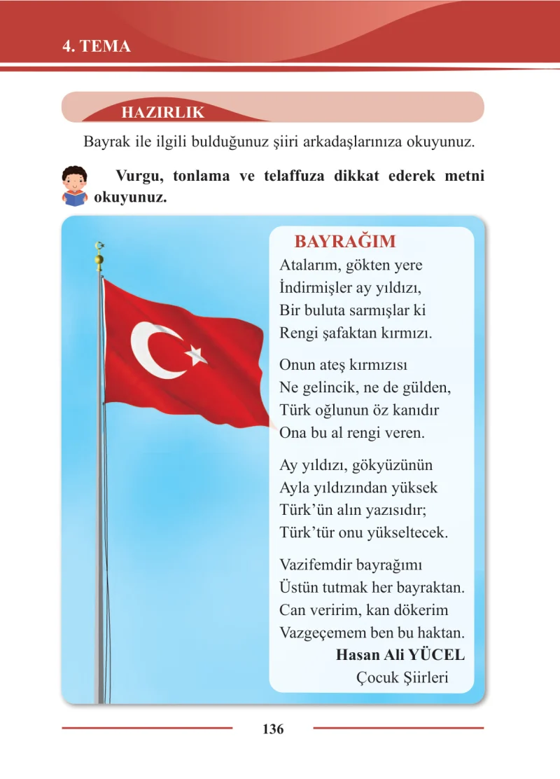 2. Sınıf Türkçe Ders Kitabı Cevapları Bilim ve Kültür Yayınları Sayfa 136
