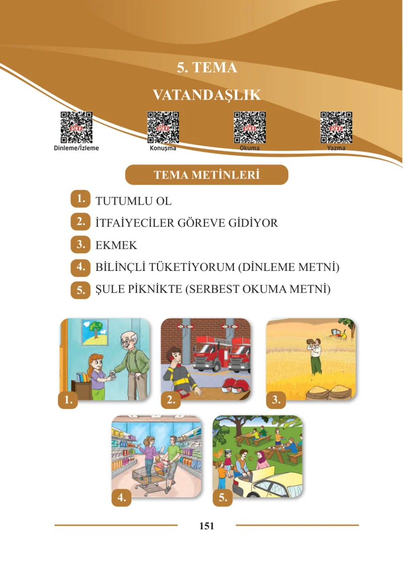 2. Sınıf Türkçe Ders Kitabı Cevapları Bilim ve Kültür Yayınları Sayfa 151