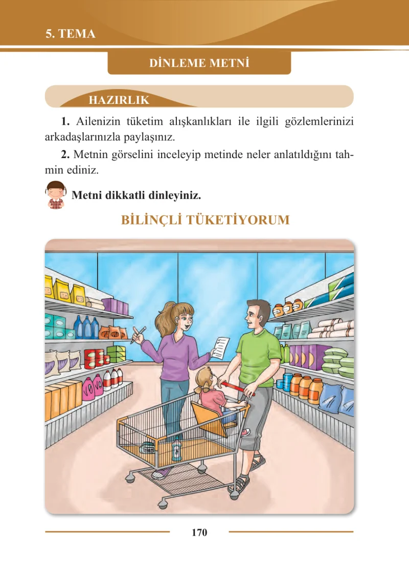 2. Sınıf Türkçe Ders Kitabı Cevapları Bilim ve Kültür Yayınları Sayfa 170
