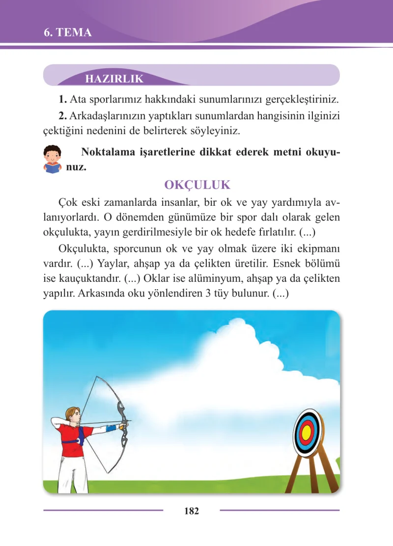 2. Sınıf Türkçe Ders Kitabı Cevapları Bilim ve Kültür Yayınları Sayfa 182