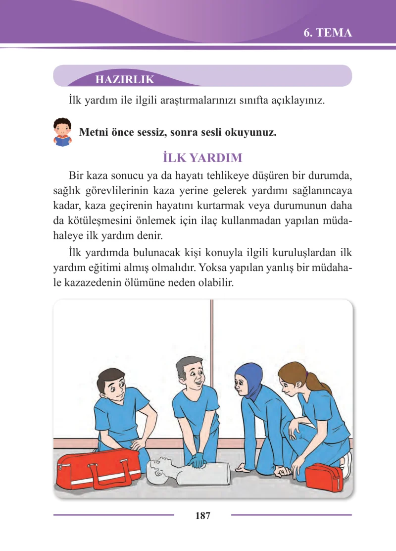 2. Sınıf Türkçe Ders Kitabı Cevapları Bilim ve Kültür Yayınları Sayfa 187