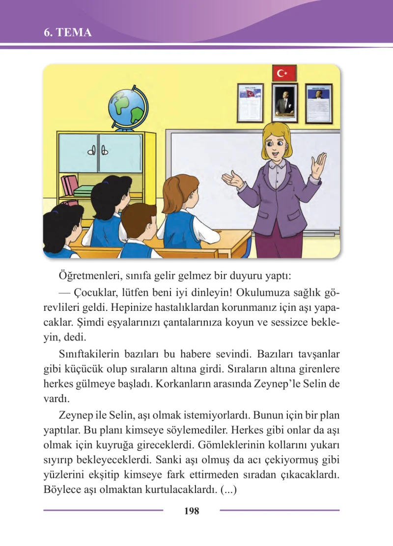 2. Sınıf Türkçe Ders Kitabı Cevapları Bilim ve Kültür Yayınları Sayfa 198