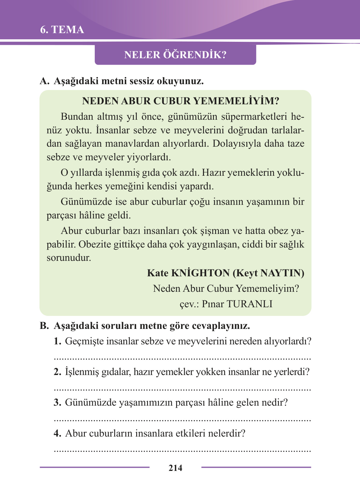 Kitap Sayfası