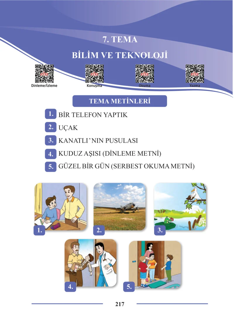 2. Sınıf Türkçe Ders Kitabı Cevapları Bilim ve Kültür Yayınları Sayfa 217