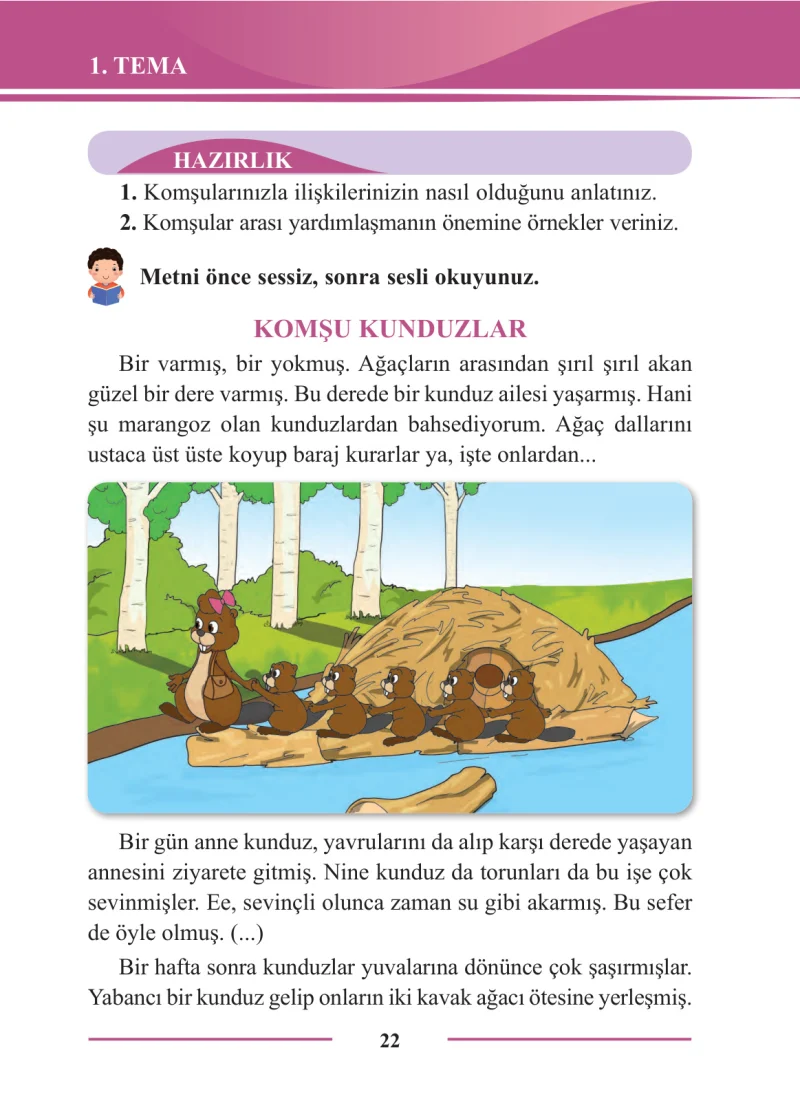 2. Sınıf Türkçe Ders Kitabı Cevapları Bilim ve Kültür Yayınları Sayfa 22
