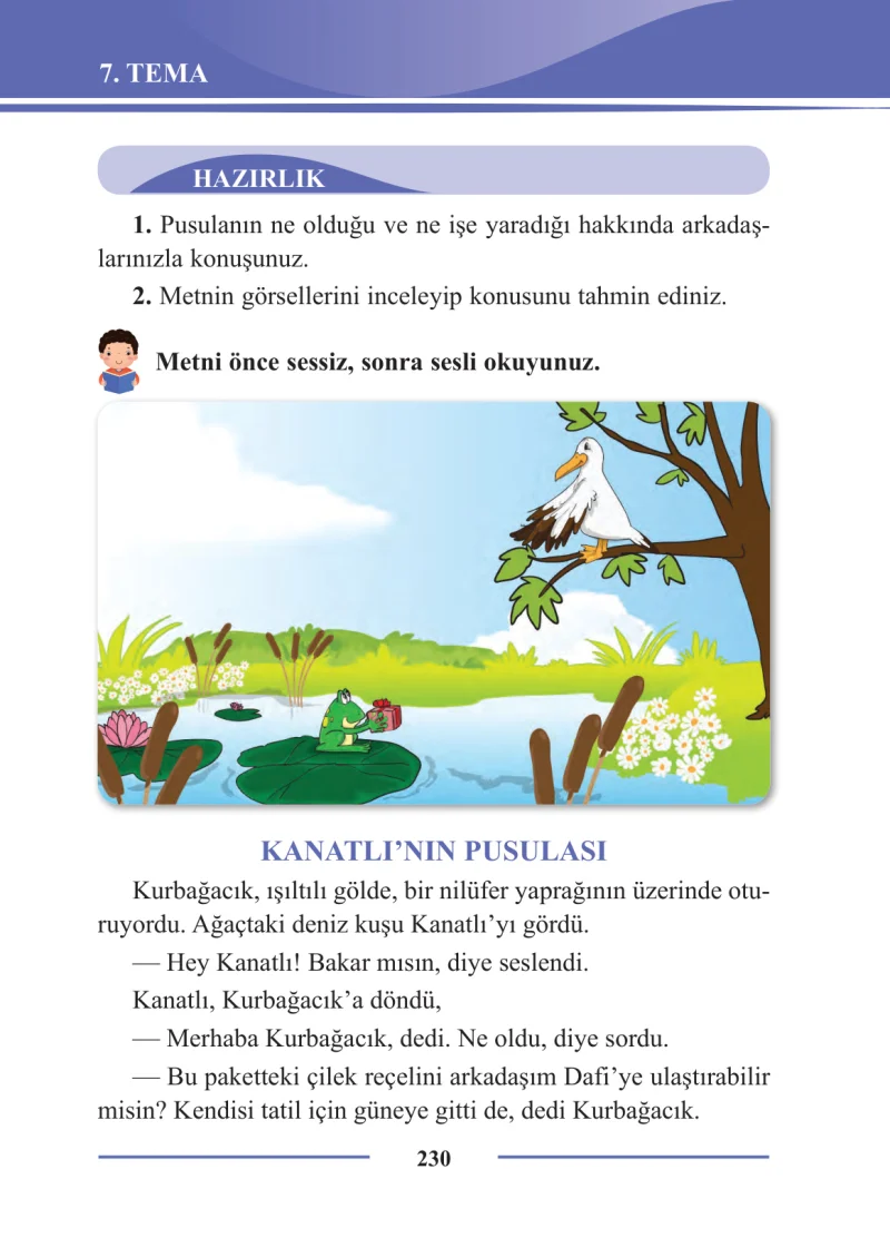 2. Sınıf Türkçe Ders Kitabı Cevapları Bilim ve Kültür Yayınları Sayfa 230