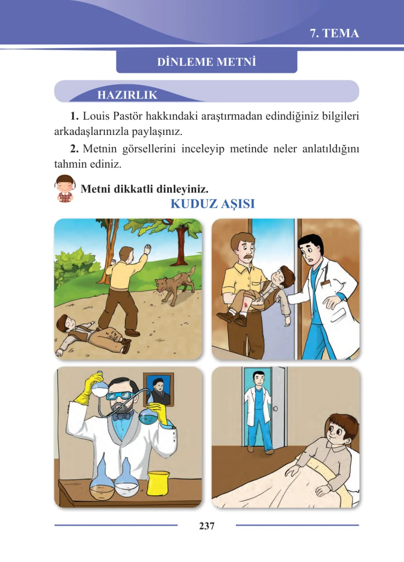 2. Sınıf Türkçe Ders Kitabı Cevapları Bilim ve Kültür Yayınları Sayfa 237
