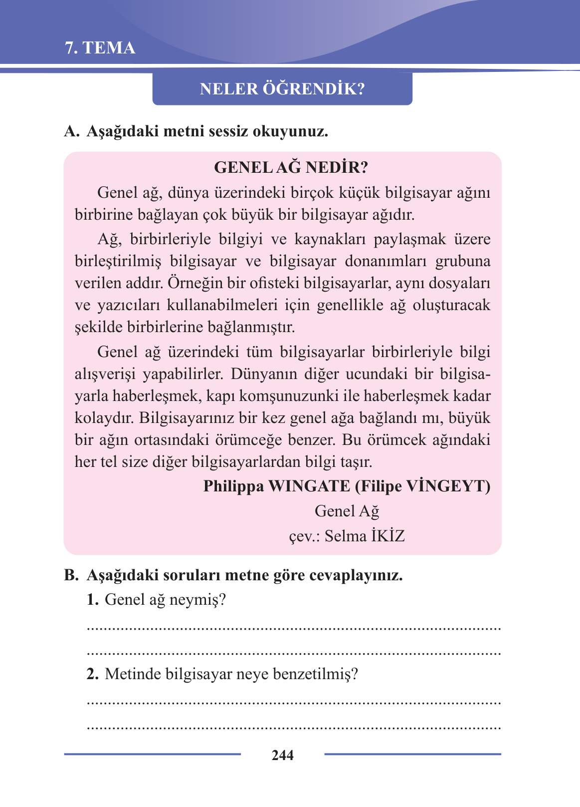 Kitap Sayfası