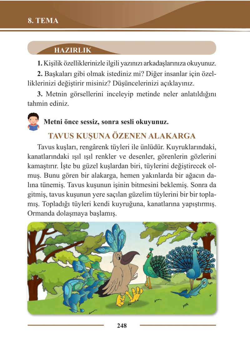 2. Sınıf Türkçe Ders Kitabı Cevapları Bilim ve Kültür Yayınları Sayfa 248
