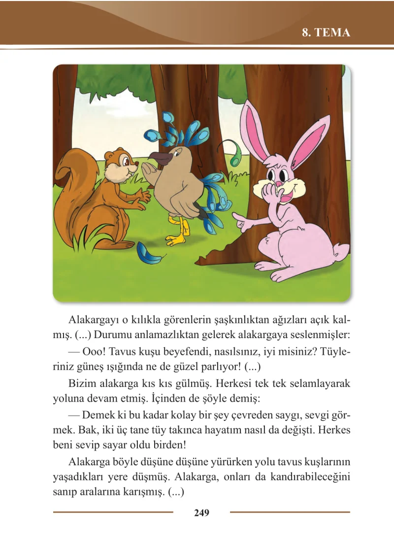 2. Sınıf Türkçe Ders Kitabı Cevapları Bilim ve Kültür Yayınları Sayfa 249
