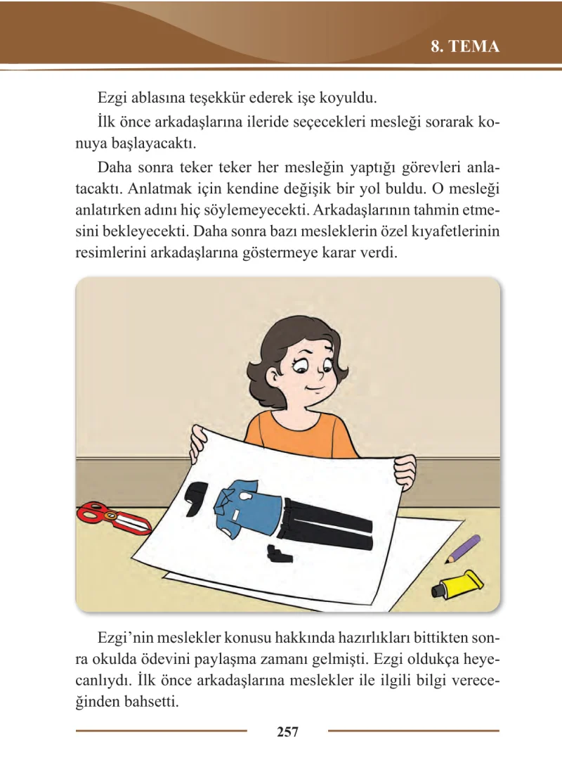 2. Sınıf Türkçe Ders Kitabı Cevapları Bilim ve Kültür Yayınları Sayfa 257